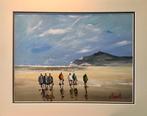 Philippe Laurent (XX-XXI) - Promeneurs à Wissant. Cap blanc