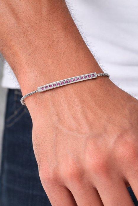 Zonder minimumprijs - Armband Verguld Robijn - Diamant - 18k, Bijoux, Sacs & Beauté, Bracelets