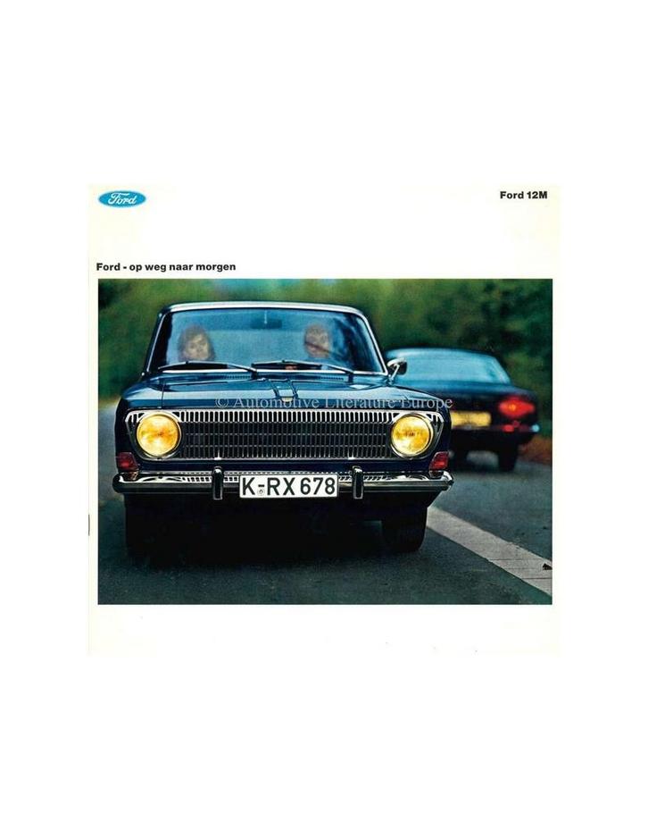 1967 FORD TAUNUS 12M BROCHURE NEDERLANDS, Boeken, Auto's | Folders en Tijdschriften, Ophalen of Verzenden