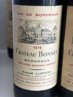 1977 , 1975 & 1978 x 9 Chateau Bonnet - Bordeaux - 11, Verzamelen, Nieuw