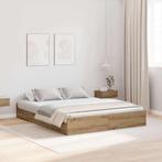 vidaXL Opbergbedframe met lade artisanaal eikenkleurig 160 x, Huis en Inrichting, Verzenden, Nieuw