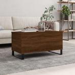 vidaXL Salontafel 90x44,5x45 cm bewerkt hout bruin, Verzenden, Nieuw