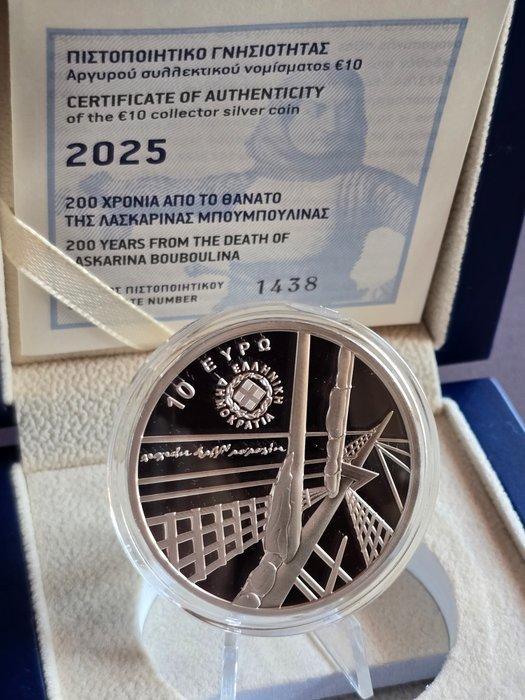Griekenland. 10 Euro 2025 Laskarina Bouboulina Proof, Postzegels en Munten, Munten | Europa | Euromunten