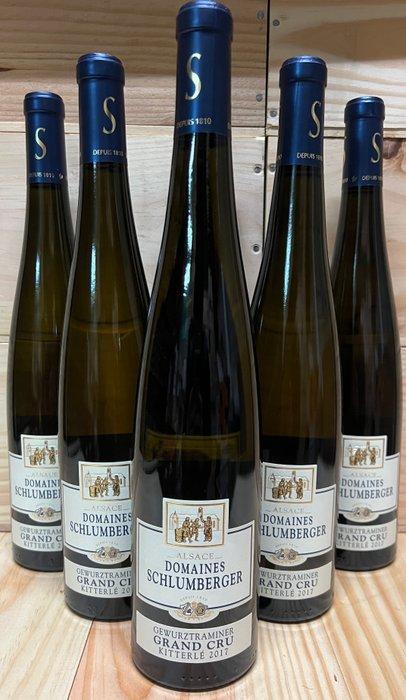 2017 Domaine Schlumberger Kitterlé Gewurztramminer - Elzas, Verzamelen, Wijnen