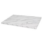 Tafelblad | Marmerlook | Indoor | Voorgeboord | 700x1100mm, Verzenden, Nieuw in verpakking