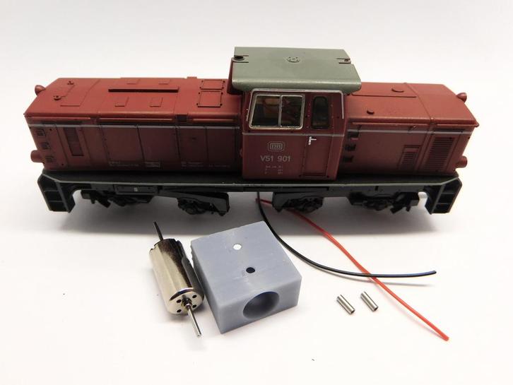 micromotor HSB004 ombouwset Bemo V 51, V 52, BR 251, NKB V, Hobby & Loisirs créatifs, Trains miniatures | HO, Envoi