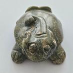 Oud-Chinees Jade Mythische schildpadkralen talisman - 93 mm