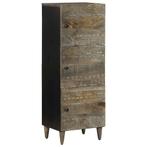 vidaXL Hoge kast 40x33x110 cm massief mangohout, Huis en Inrichting, Kasten | Dressoirs, Verzenden, Nieuw