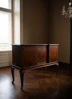 Galleria G.Malafronte Roma - Dressoir - Glas, Hout, Walnoot,
