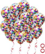 Tweedekans | 25x Helium Latex Confetti Ballonnen -, Ophalen of Verzenden, Nieuw
