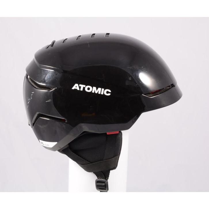 63 64 65 skihelm/snowboardhelm ATOMIC SAVOR, BLACK/black, Ai, Sport en Fitness, Skiën en Langlaufen, Ski, Overige typen, Gebruikt