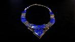 Lapis Lazuli + Turquoise Berber ketting ketting - Hoogte: 45, Verzamelen, Mineralen en Fossielen