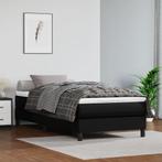 vidaXL Boxspring bed kunstleer zwart 80x200 cm, Verzenden