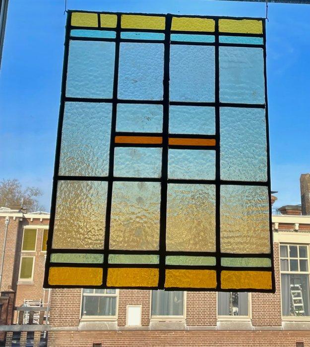 Glas-in-loodraam - 1930-1940, Antiek en Kunst, Kunst | Designobjecten