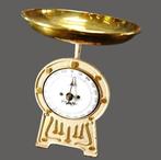 Fraaie gietijzeren weegschaal, met koperen schaal -, Antiek en Kunst