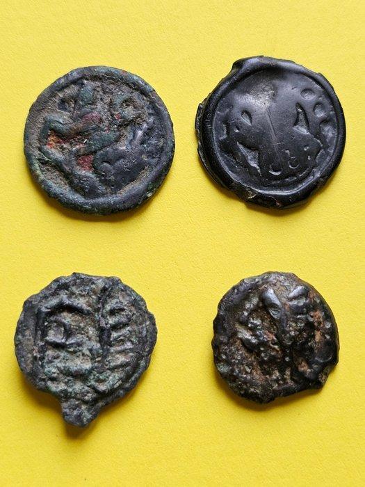 Keltisch Lot van 4 munten (Zonder Minimumprijs), Postzegels en Munten, Munten | Europa | Niet-Euromunten