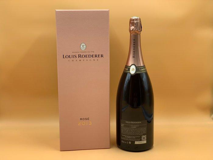 2013 Louis Roederer - Champagne Rosé - 1 Magnum (1,5 L), Verzamelen, Wijnen