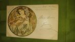 Mucha Alphonse: december - maandserie - Ansichtkaart -