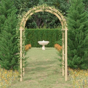 vidaXL Boog 141x97x243 cm geïmpregneerd massief grenenhout, Verzenden