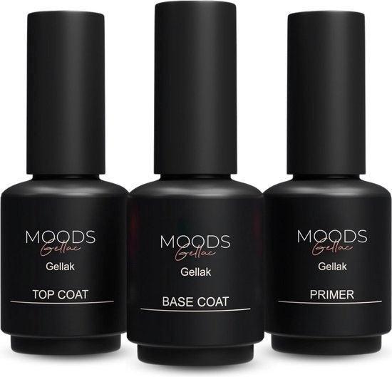 2dekans | Moods Gellac Starterspakket - Primer - Base Coat -, Handtassen en Accessoires, Uiterlijk | Lichaamsverzorging, Ophalen of Verzenden