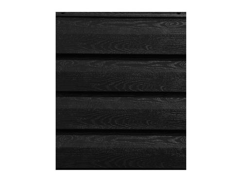 Metalen rabat profielplaat Finish 0.55mm houtnerf Zwart Mat, Doe-het-zelf en Bouw, Platen en Panelen, Ophalen of Verzenden