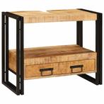 vidaXL Wastafelonderkast 71 x 33 x 58 cm Massief Mango Hout,, Verzenden, Nieuw