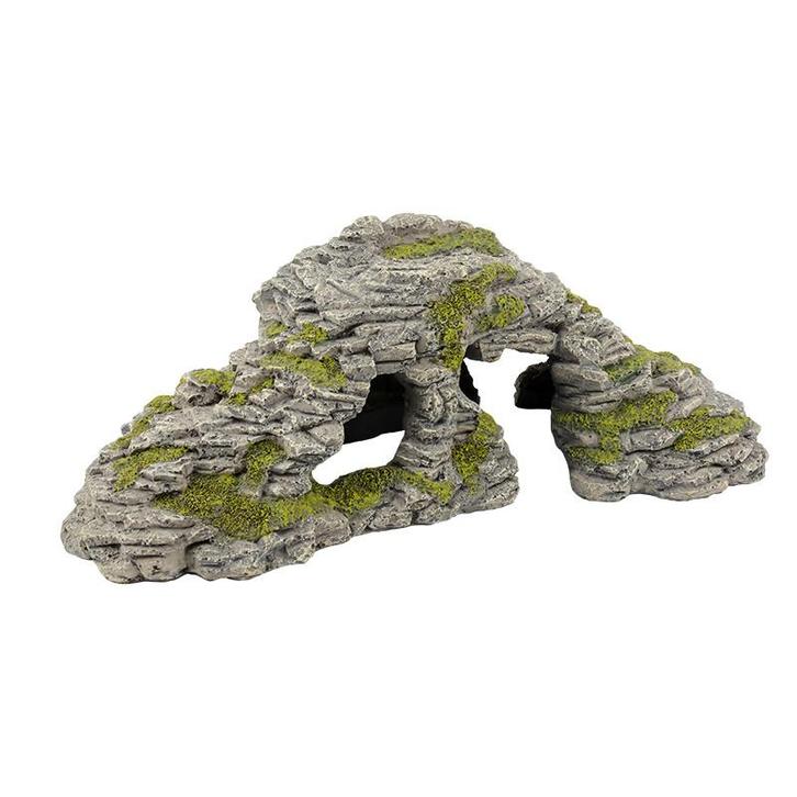 Licht stenen grot / Aquarium decoratie As-909 (Hardscaping), Dieren en Toebehoren, Vissen | Aquaria en Toebehoren, Gevuld zeewateraquarium