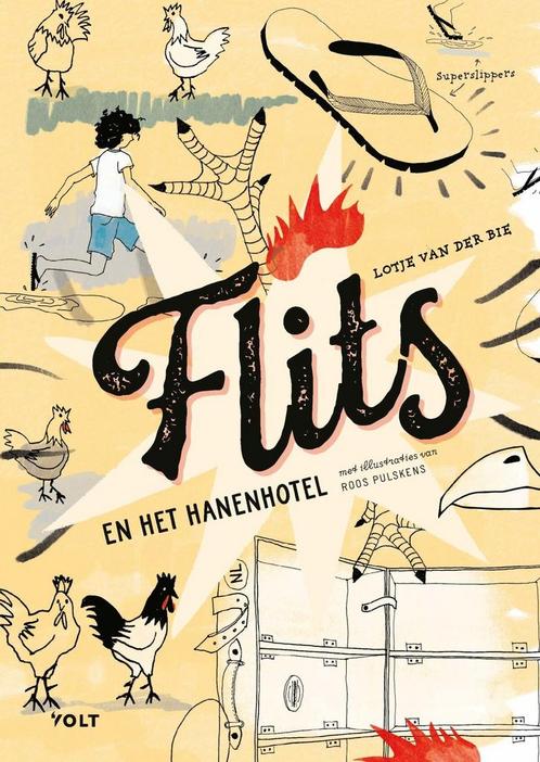 Flits en het hanenhotel (9789021469126, Lotje van der Bie), Antiquités & Art, Antiquités | Livres & Manuscrits, Envoi