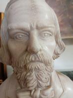sculptuur, Guiseppe Verdi - 35 cm - Marmer, Antiquités & Art, Antiquités | Céramique & Poterie
