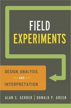 Field Experiments 9780393979954 Alan S Gerber, Verzenden, Zo goed als nieuw, Alan S Gerber