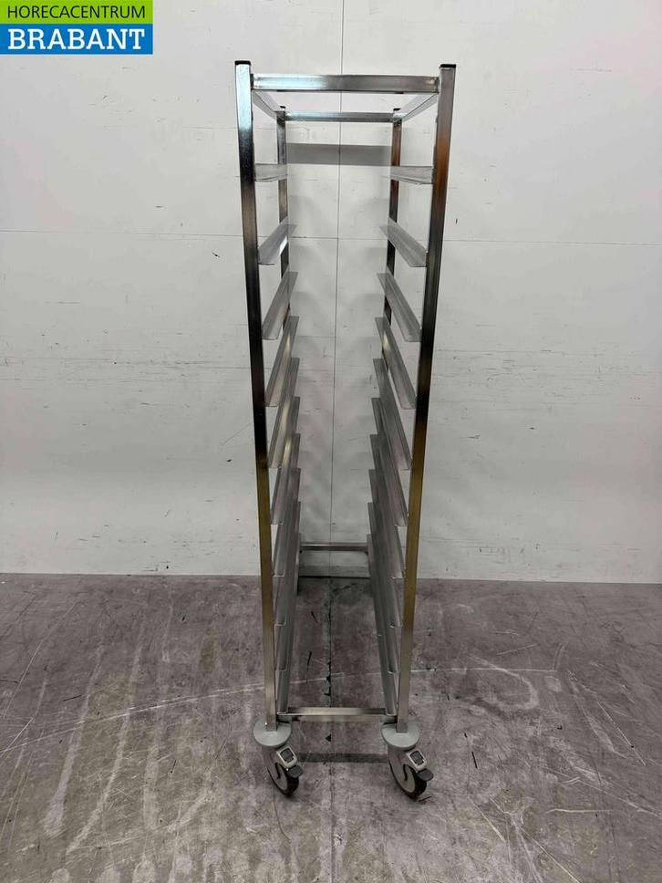 RVS Regaalwagen 12 x 1/1 gastronorm/GN Horeca, Zakelijke goederen, Horeca | Meubilair en Inrichting, Ophalen of Verzenden