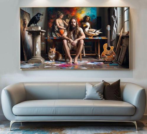 Kosmo - LArtista e il Suo Mondo-AI- XXL, Antiek en Kunst, Kunst | Schilderijen | Modern