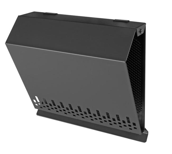 Whisper Luxe Design Gevelkap 125mm - TOEVOER - GRAFIETGRIJS, Bricolage & Construction, Ventilation & Extraction, Envoi