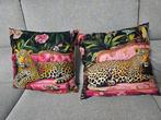 San leucio chic coppia di cuscini dal tocco vellutato, -