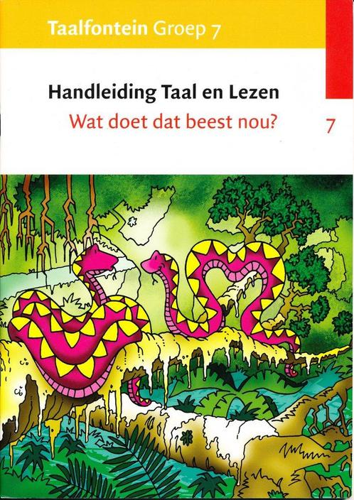 Taalfontein Taal en Lezen Handleiding Kern 7 groep 7, Boeken, Schoolboeken, Verzenden