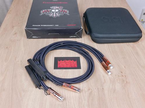 AudioQuest ThunderBird highend audio interconnects XLR 1,5 m, TV, Hi-fi & Vidéo, Câbles audio & Câbles de télévision, Enlèvement ou Envoi