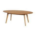 Ovale houten salontafel | Rowico | 130 x 65 cm
