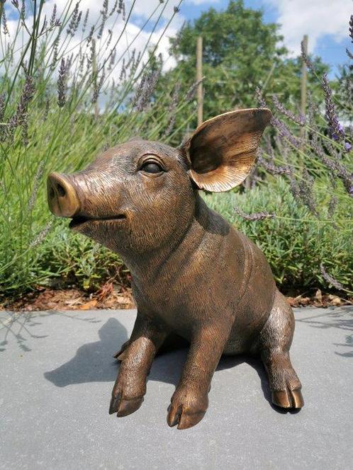Beeldje - Pigglet - Brons, Antiek en Kunst, Curiosa en Brocante