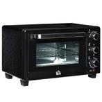 Mini Oven - TurboBake - 3 kookstanden - 1400W - zwart, Huis en Inrichting, Ophalen of Verzenden, Nieuw