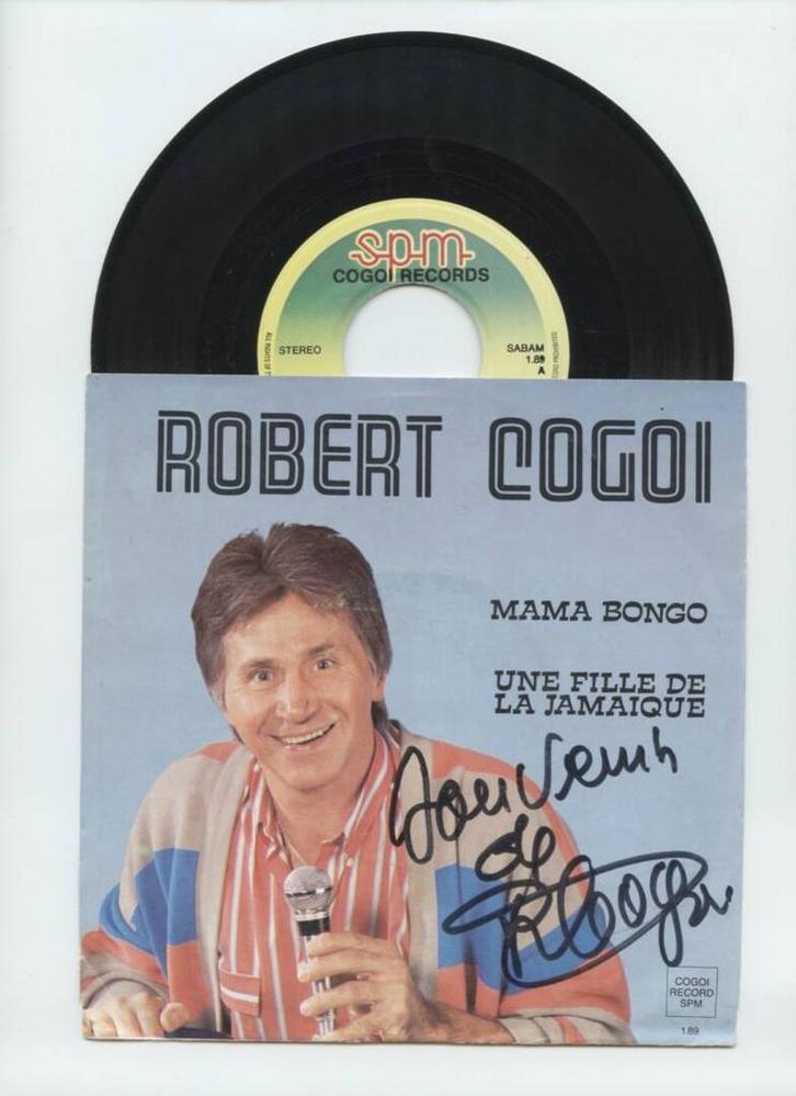 Robert Cogoi – Mama Bongo / Une Fille De La Jamaïque (1-7-V, CD & DVD, Vinyles Singles, Enlèvement ou Envoi