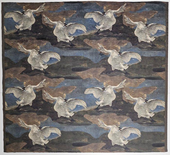 Arazzo Il cigno minacciato Jan Asselijn in Velluto Deluxe, Antiek en Kunst, Curiosa en Brocante