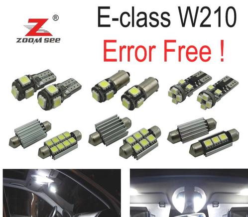 Kit 19 Ampoules Led Intérieur Pour Mercedes Classe E W210 Be, Auto-onderdelen, Verlichting, Verzenden