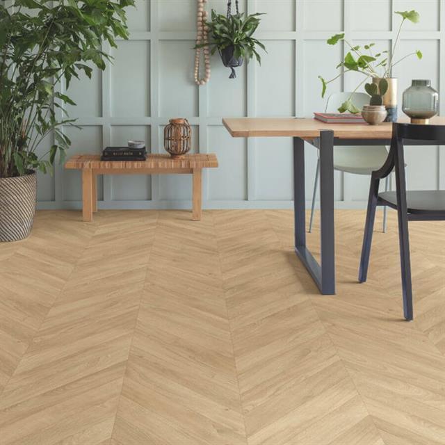 Quick Step Impressive Patterns IPA4160 visgraat laminaat eik, Bricolage & Construction, Planches & Dalles, Enlèvement ou Envoi