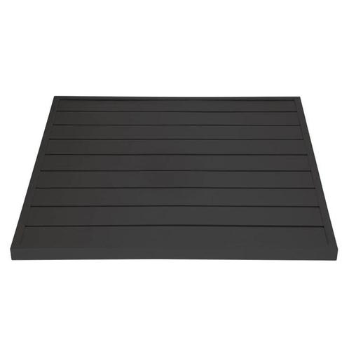 Tafelblad | Aluminium (Zwart) | In-/Outdoor | Voorgeboord |, Zakelijke goederen, Horeca | Keukenapparatuur, Nieuw in verpakking