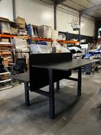 Ahrend Duo Zit Sta Bureau Zwart - Refurbished, Huis en Inrichting, Verzenden, In hoogte verstelbaar, Zo goed als nieuw, Stabureau