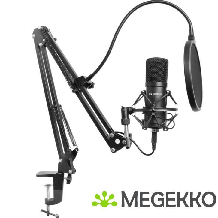 Sandberg Streamer USB Microphone Kit, Computers en Software, Overige Computers en Software, Nieuw, Verzenden