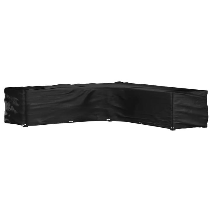 vidaXL Tuinmeubelhoezen met 20 oogjes L-vormig 300x300x70 cm, Tuin en Terras, Tuinmeubel-accessoires, Nieuw, Verzenden