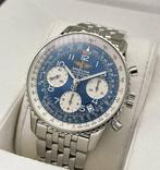 Breitling - Navitimer Chronograph Blue Dial” - Zonder, Handtassen en Accessoires, Horloges | Heren, Nieuw