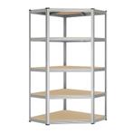 Hoek Ãtagere 5 Niveaus Zwart/Beige - Retour deal - 40% k., Huis en Inrichting, Verzenden, Nieuw