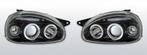 Koplampen Angel Eyes | Opel Corsa B 1993-2000 | zwart, Auto-onderdelen, Verzenden, Nieuw, Opel